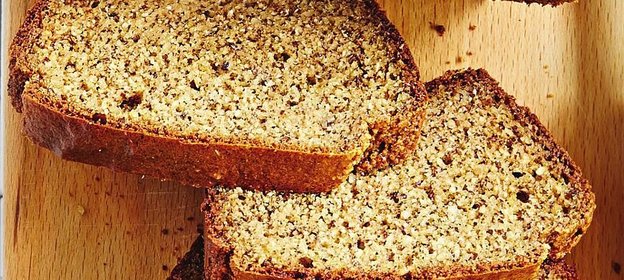Хлеб на яйцах без глютена и дрожжей