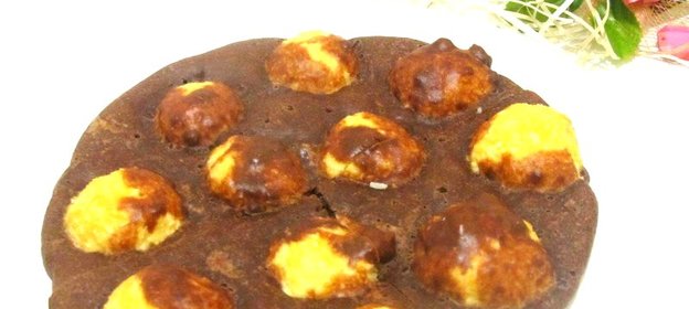 Пирог шоколадный с творогом