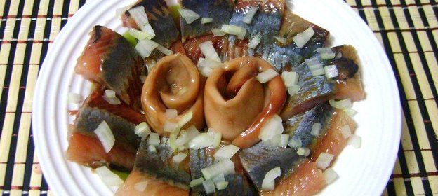 Сельдь в горчичном маринаде