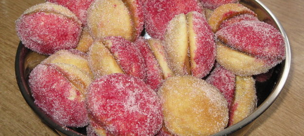 печенье персики