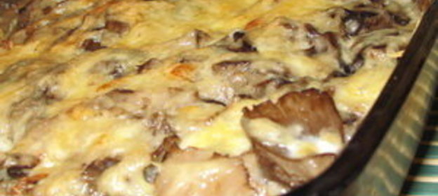 Запеканка из картофеля с грибами
