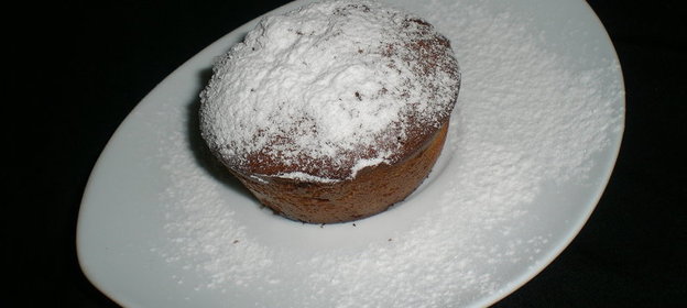 Кексы с халвой и яблоком