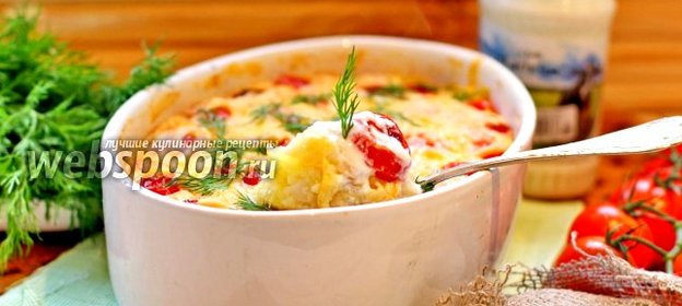 Запеканка из кускуса и кабачка