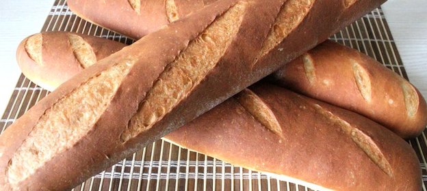 Домашние багеты на кефире