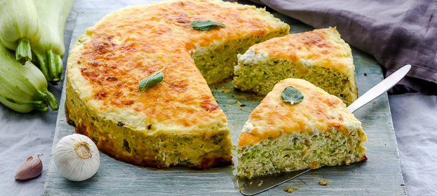 Запеканка из кабачков с курицей