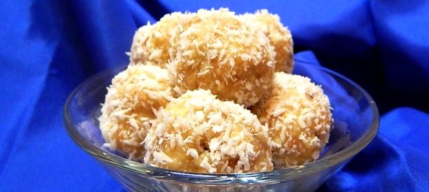 Конфеты шарики с бананом