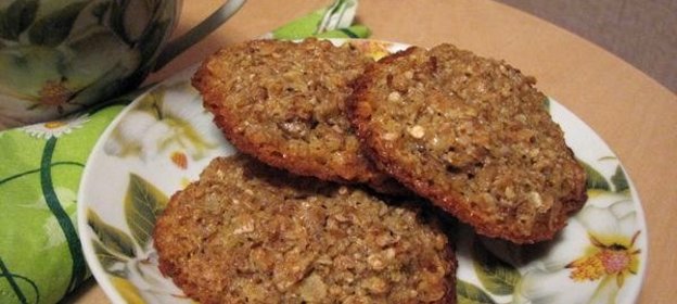 Овсяное печенье на скорую руку
