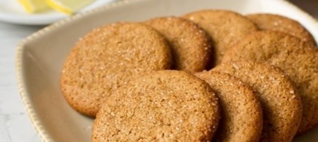 Постное песочное печенье