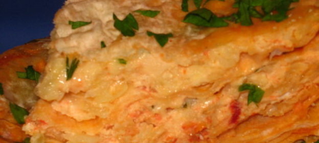 Фаршированный белый хлеб