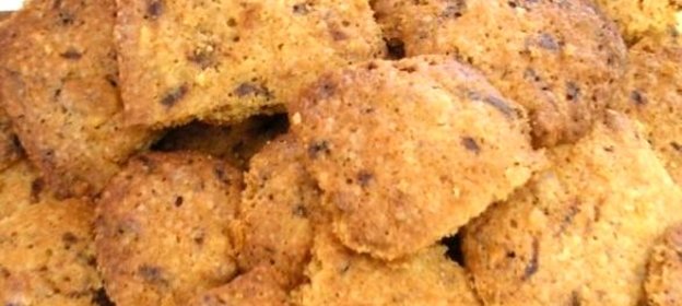 Кофейное печенье с грецкими орехами