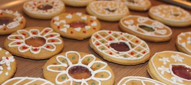 Новогоднее печенье на елку