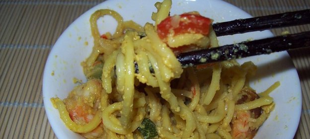 Жареная лапша по-быстрому