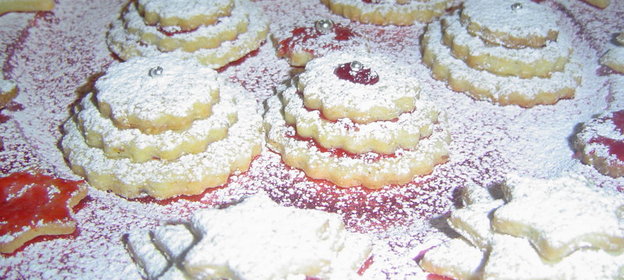 Рождественское печенье Пирамидка-Plätzchen Spitzbuben