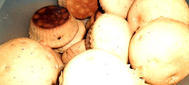 Постные маковые кексы