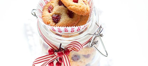 Печенье с клюквой