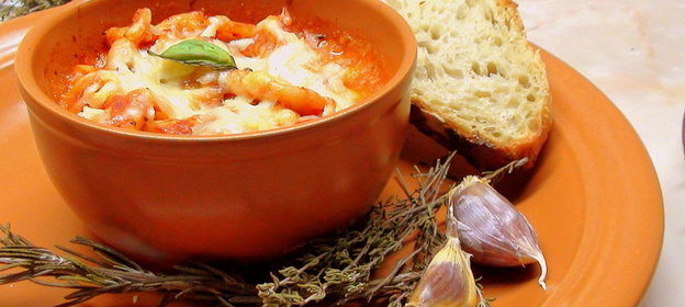 Орикетте, домашняя паста с томатным соусом