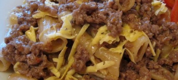 Макароны с фаршем