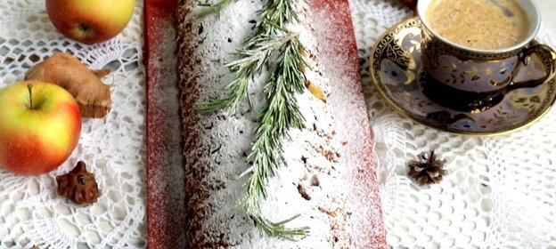 Медовый кекс с яблоком « Запах Рождества»
