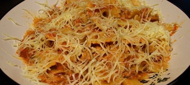 макароны с тунцом