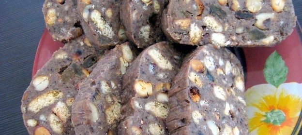 Шоколадная колбаска