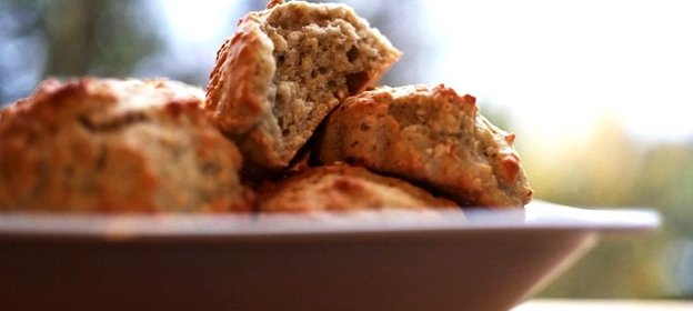 Бананово-овсяные маффины