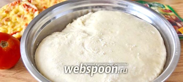 Тесто для пиццы в хлебопечке