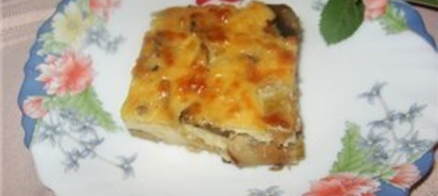 запеканка грибная