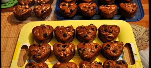 Кексы с вишневым соком