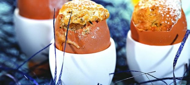 Кексики в яичной скорлупе