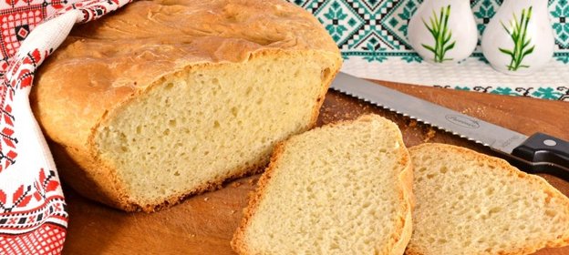 Простой домашний белый хлеб