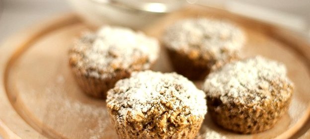 Банановые кексы с имбирем без яиц и масла