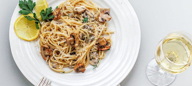 Сливочная паста c грибами