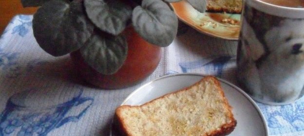 Апельсиновый кекс на белках