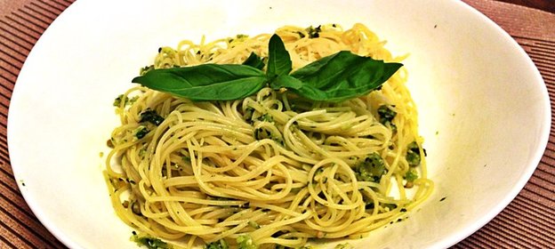 Паста с песто по‑генуэзски