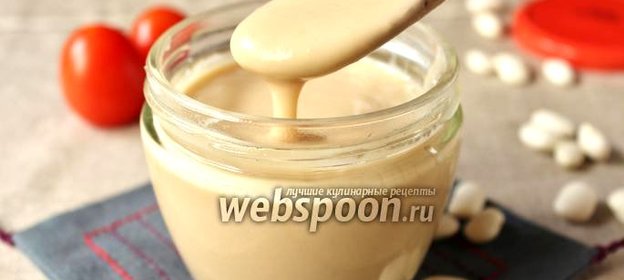 Фасолевый соус (как майонез)