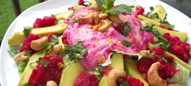 Салат фруктовый с кактусовой грушей!!!