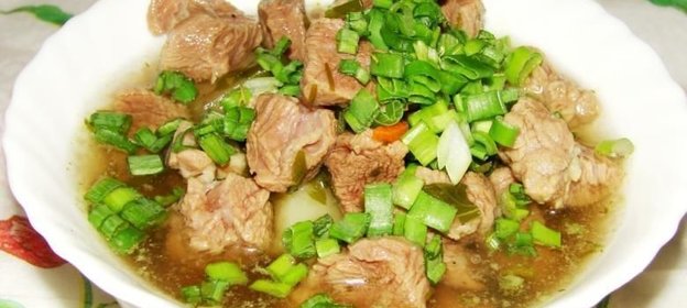 Говядина отварная