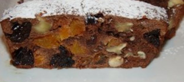 Кекс с сухофруктами и орехами