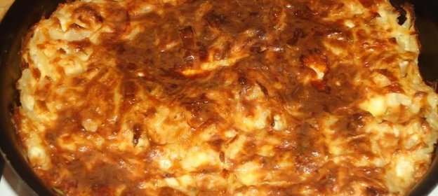 Запеканка из капусты с манкой