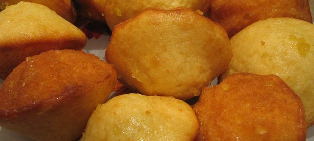 Лимонные кексики с мёдом