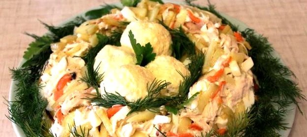 Салат Глухарь