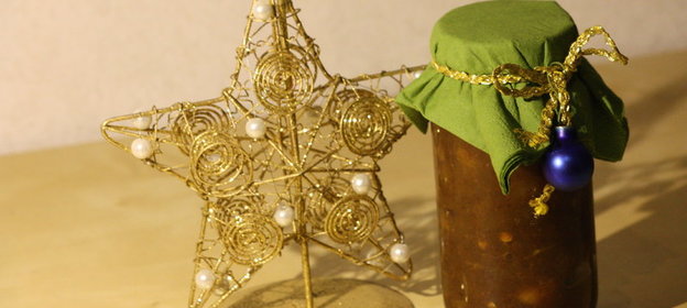 Фруктовый чатни.Очень фруктовый,пряный соус к мясу на Рождество