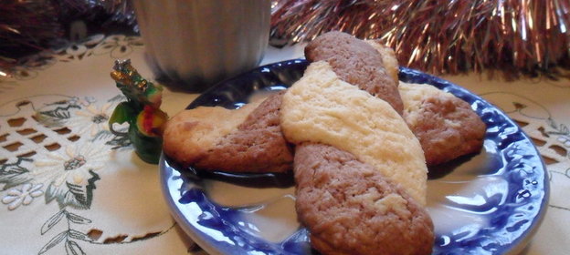 Витое масляное печенье