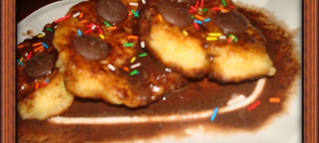 Сырники с шоколадным соусом