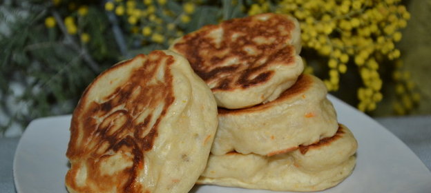 Постные апельсиновые оладьи