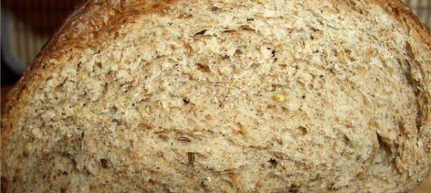 Хлеб пшеничный с цельнозерновой мукой и отрубями
