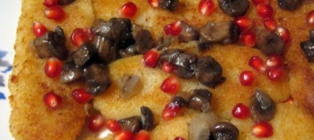 Говядина, обжаренная с грецким орехом