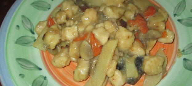 Салат из грибов с фасолью