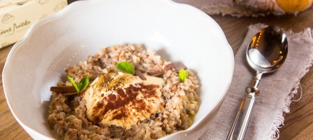 Гречневая каша с тирамису