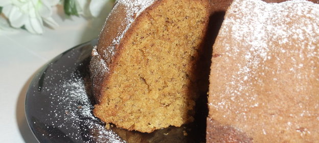 Карамельно-банановый кекс